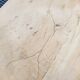 Raw wood coffee table