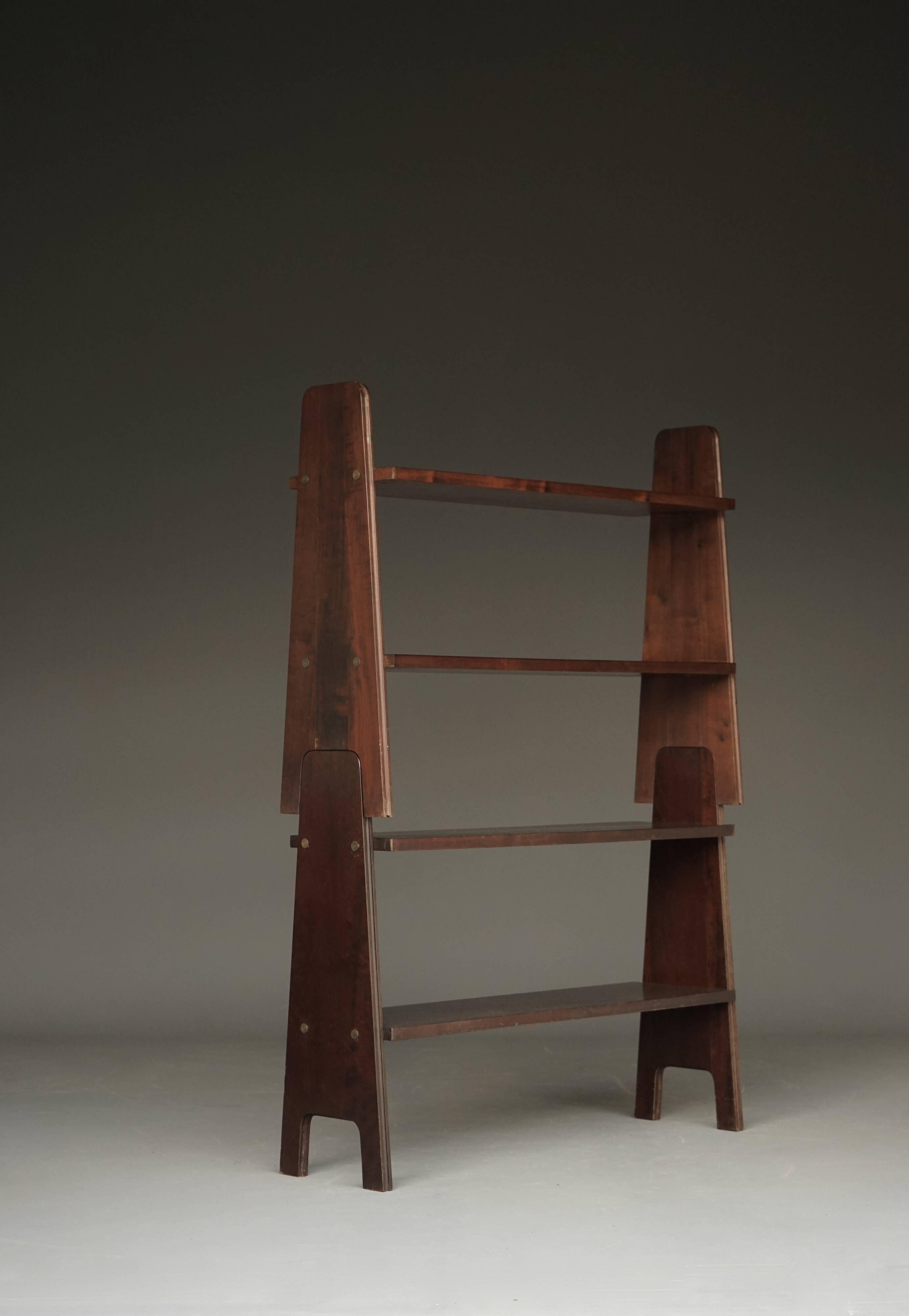 Mid-Century Freestanding Stackable Book Shelves, 1950s