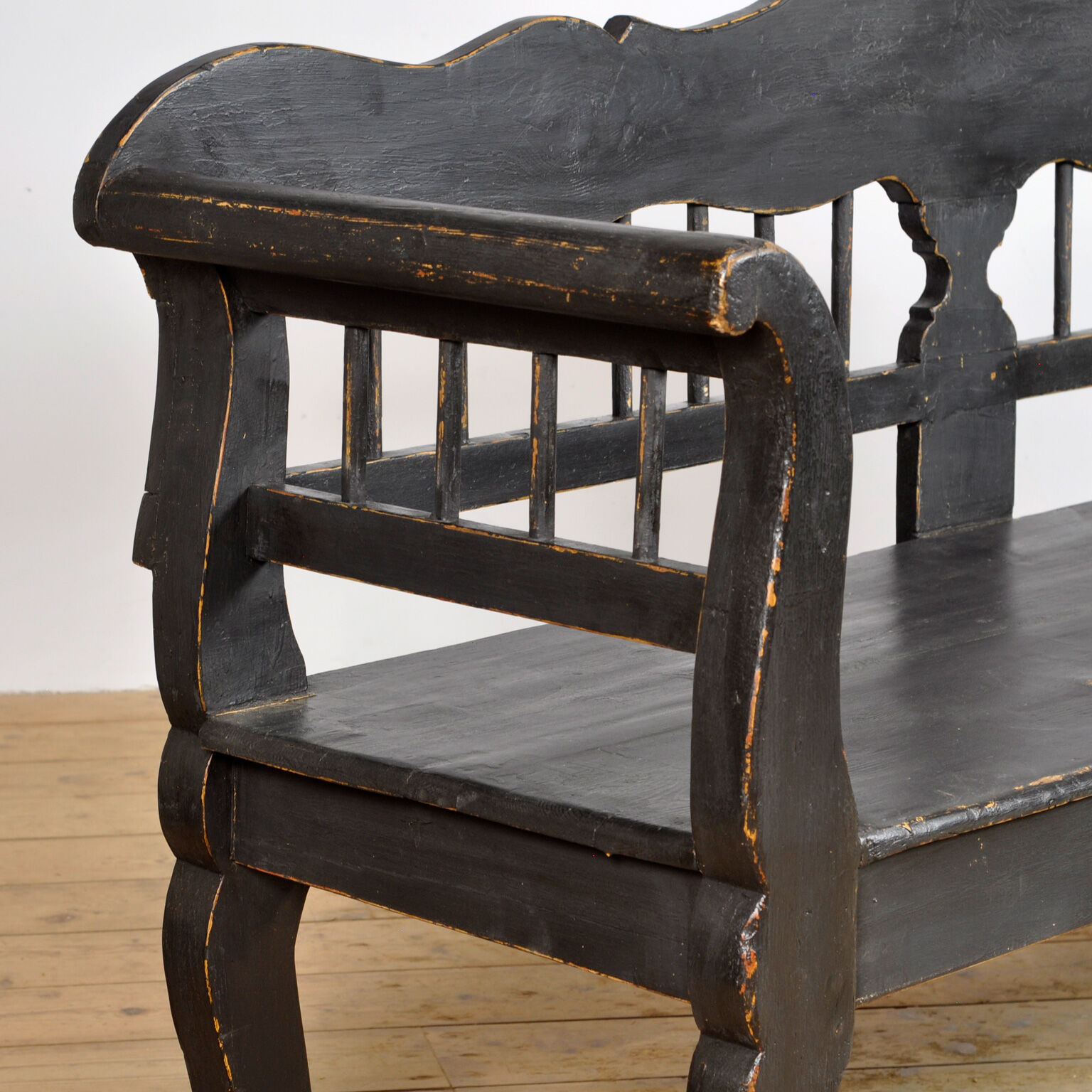 Antique Pine Bench, 1920s