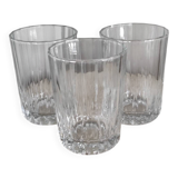 3 verres à eau