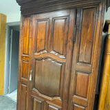 Armoire penderie d’époque en chêne massif