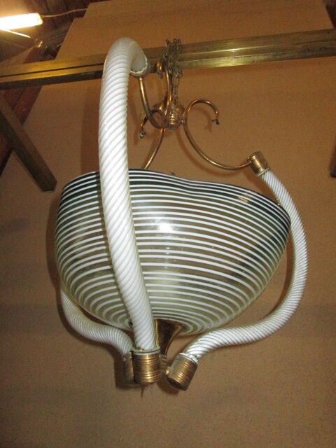 Murano glass pendant lamp from the 60s