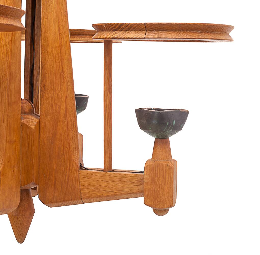 Guillerme and Chambron 4-light chandelier