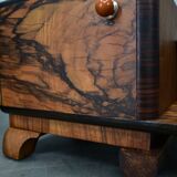 1935s pair of art deco bedside tables, Czechoslovakia