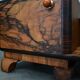 Table de chevet art déco des années 1935, Tchécoslovaquie