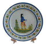 HB Quimper plate
