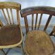 Suite of 6 wooden barhel barel bistro chair
