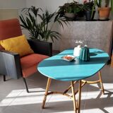 Vintage "bean" coffee table restyled