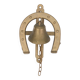 Brass bell with horseshoe, 70s