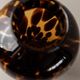 Vintage Murano Glass Vase and Bowl in Tortoise Shell Optic - Amber-Brown Glass Art