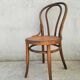 Chaise  bistrot Thonet n°18  fin XIX bois courbé assise cannée