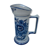 Delft earthenware pitcher / vase