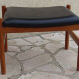spøttrup stool made in Denmark in teak by Peder Kristensen