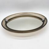 "Space Age" mirror in smoked plexiglass – 1970s