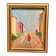 Original Swedish Oil on Panel – “Street Scene” by U. Ekshard – Signed – Dated 1971 – Vintage & Framed