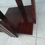 Art Deco side table in macassar ebony