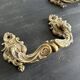 Pair of large antique bronze handles, L. Pinet 19th century