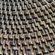 XXL woven rattan tray diameter 46 cm