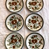 6 flat plates Argenteuil Boch Belgium