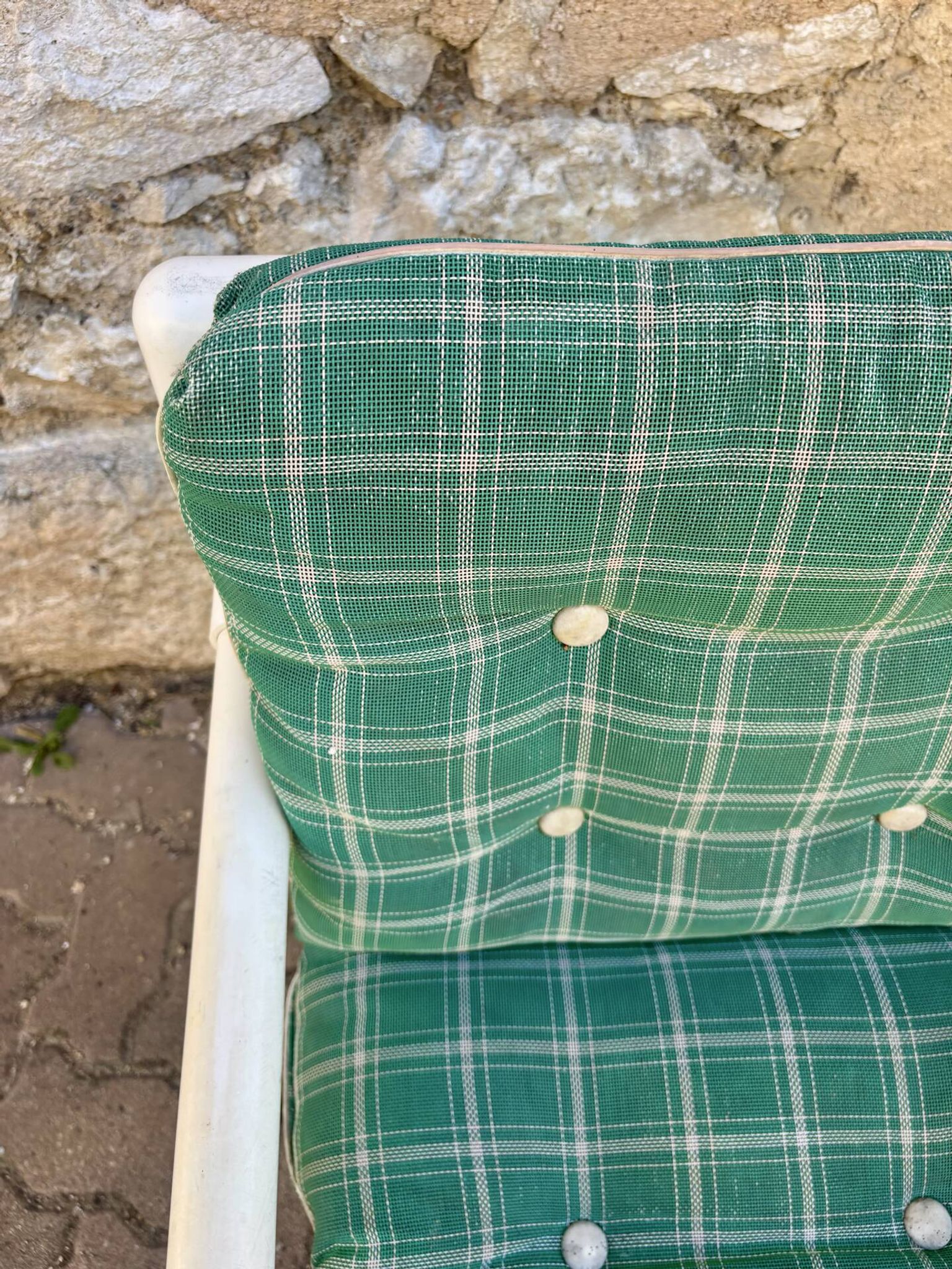 Pair of vintage tubular armchairs from the 70s and 80s, luxury design.