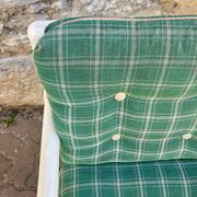 Pair of vintage tubular armchairs from the 70s and 80s, luxury design.