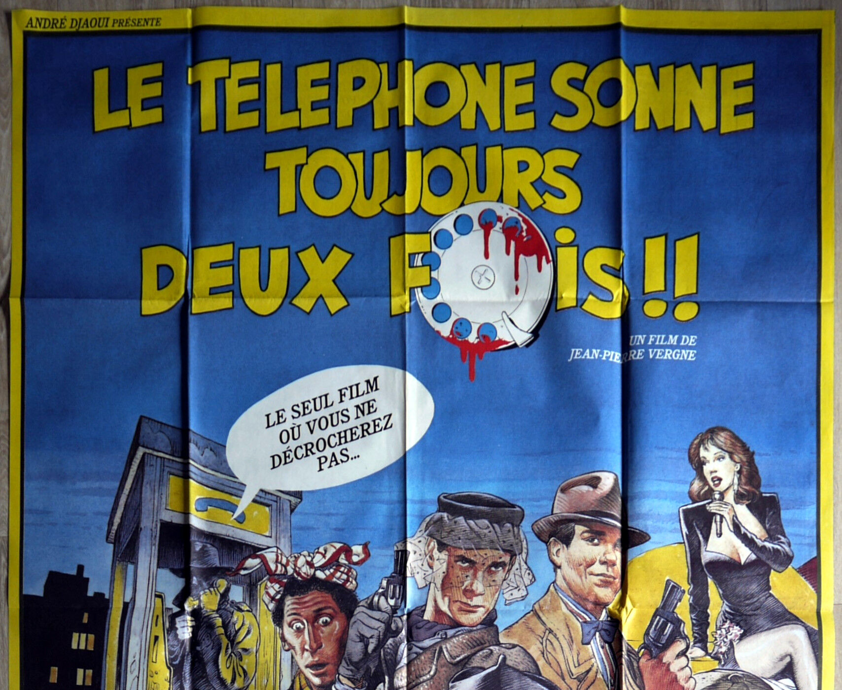 Affiche cinéma orginale "Le téléphone sonne toujours deux fois" Les