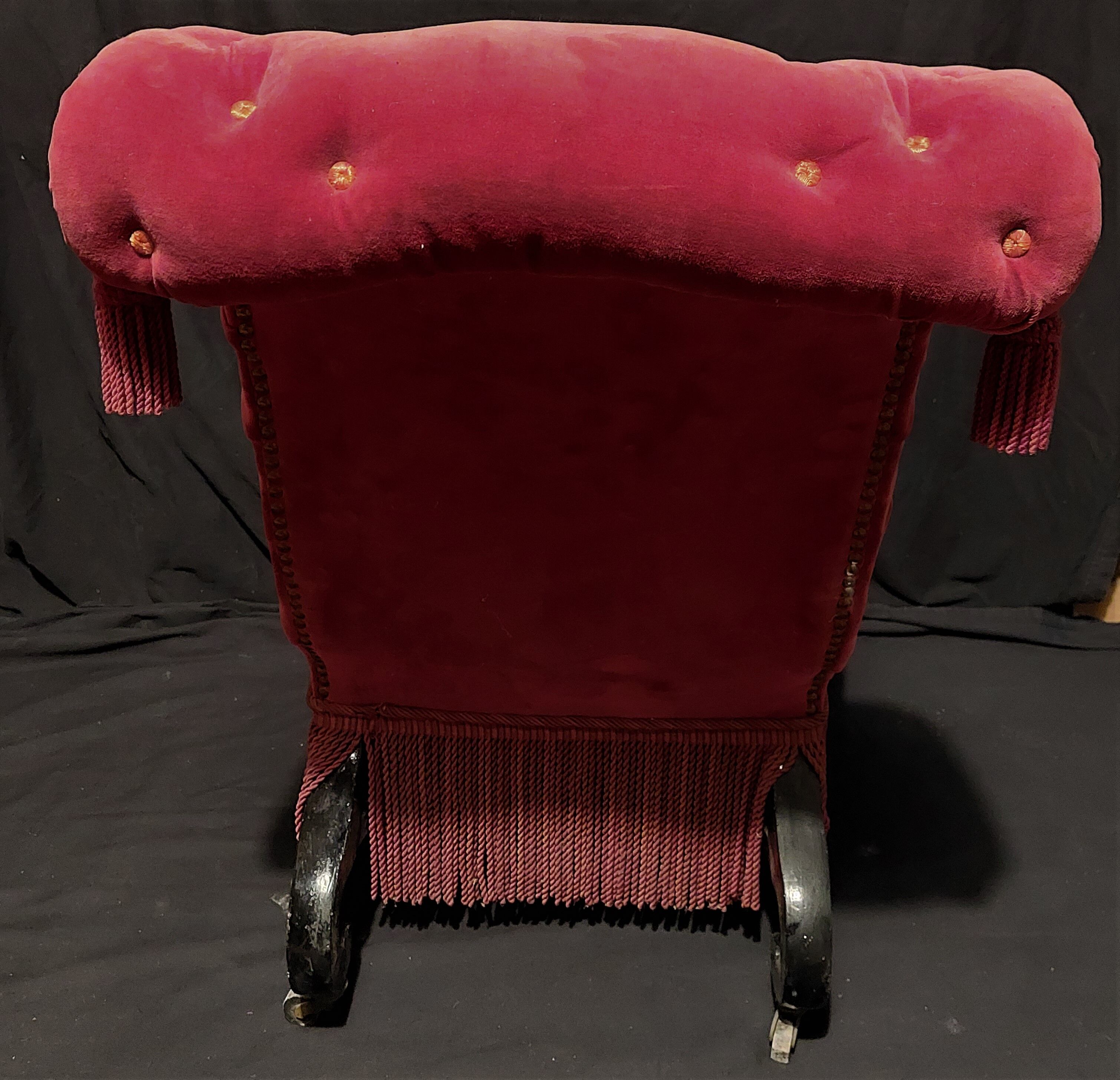 Upholstered armchair Napoleon III