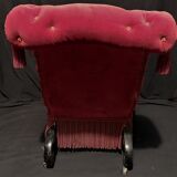 Upholstered armchair Napoleon III