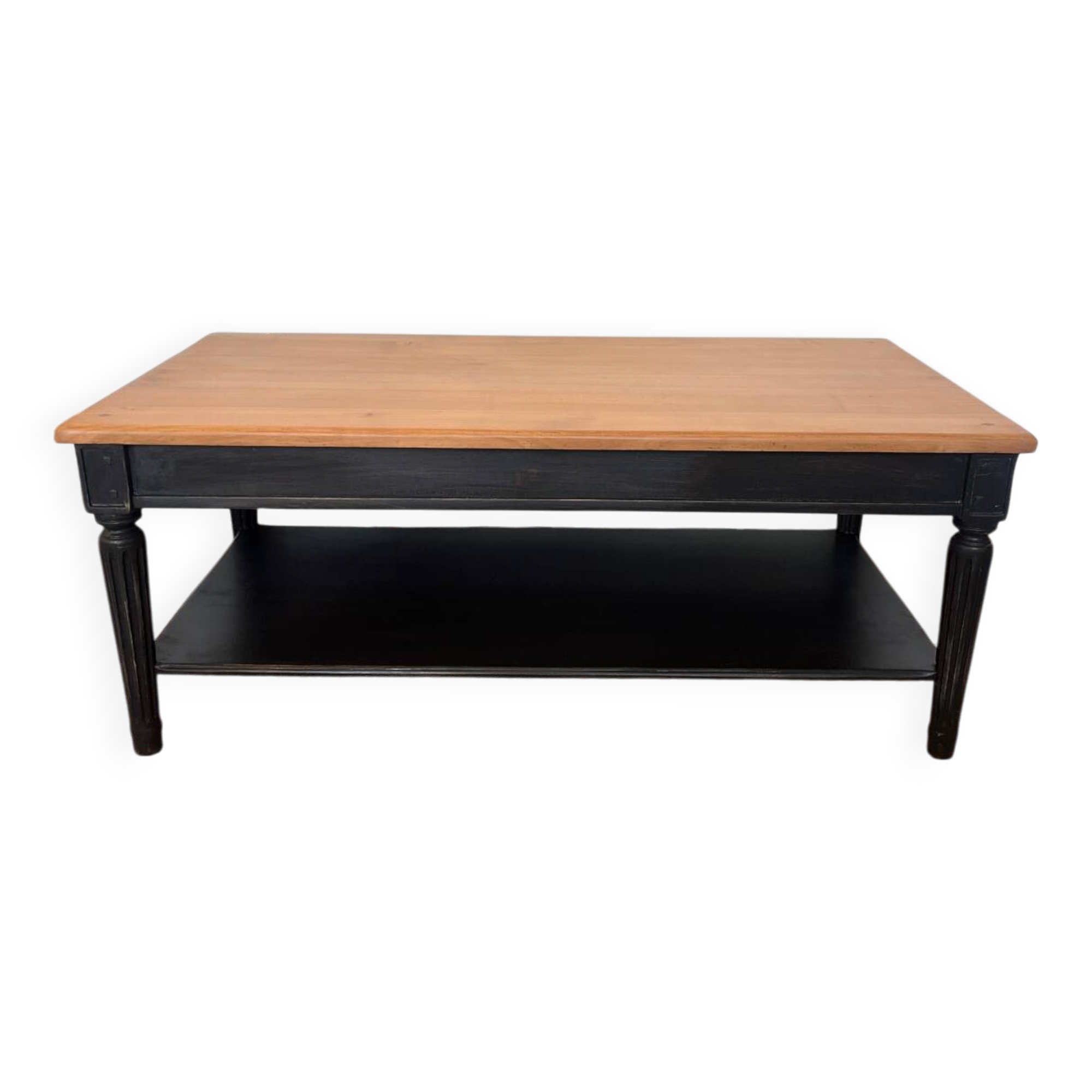 Vintage solid wood coffee table