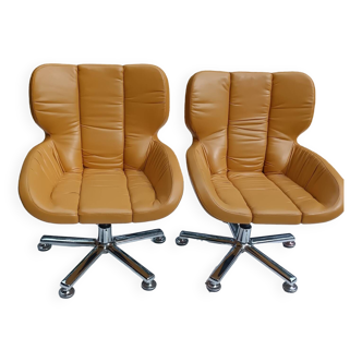 Paire de fauteuils Vitra vintage  70