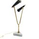 Mid-century double light table lamp, Italy 1960s