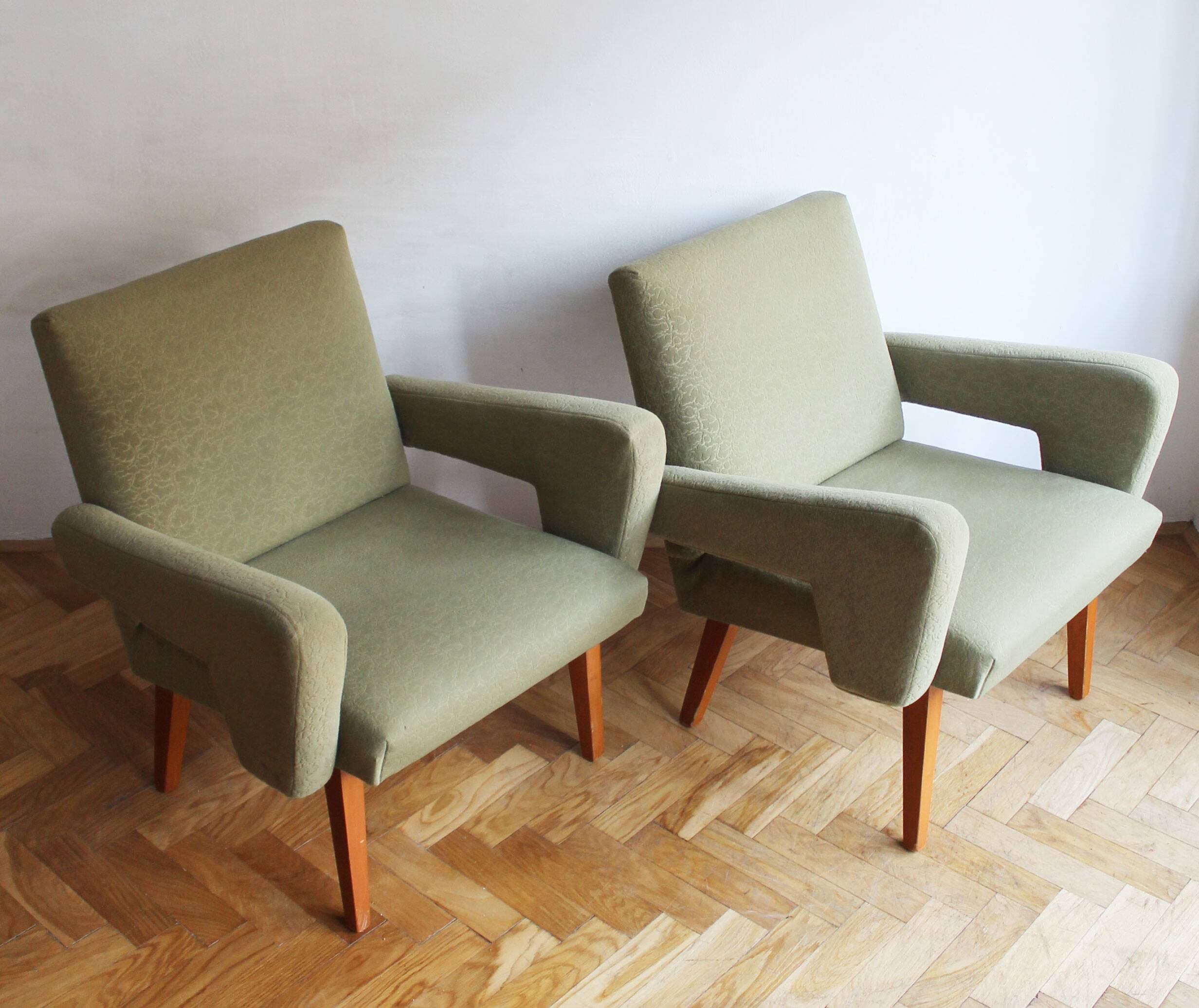 Pair of 1960s Mid Century Armchairs