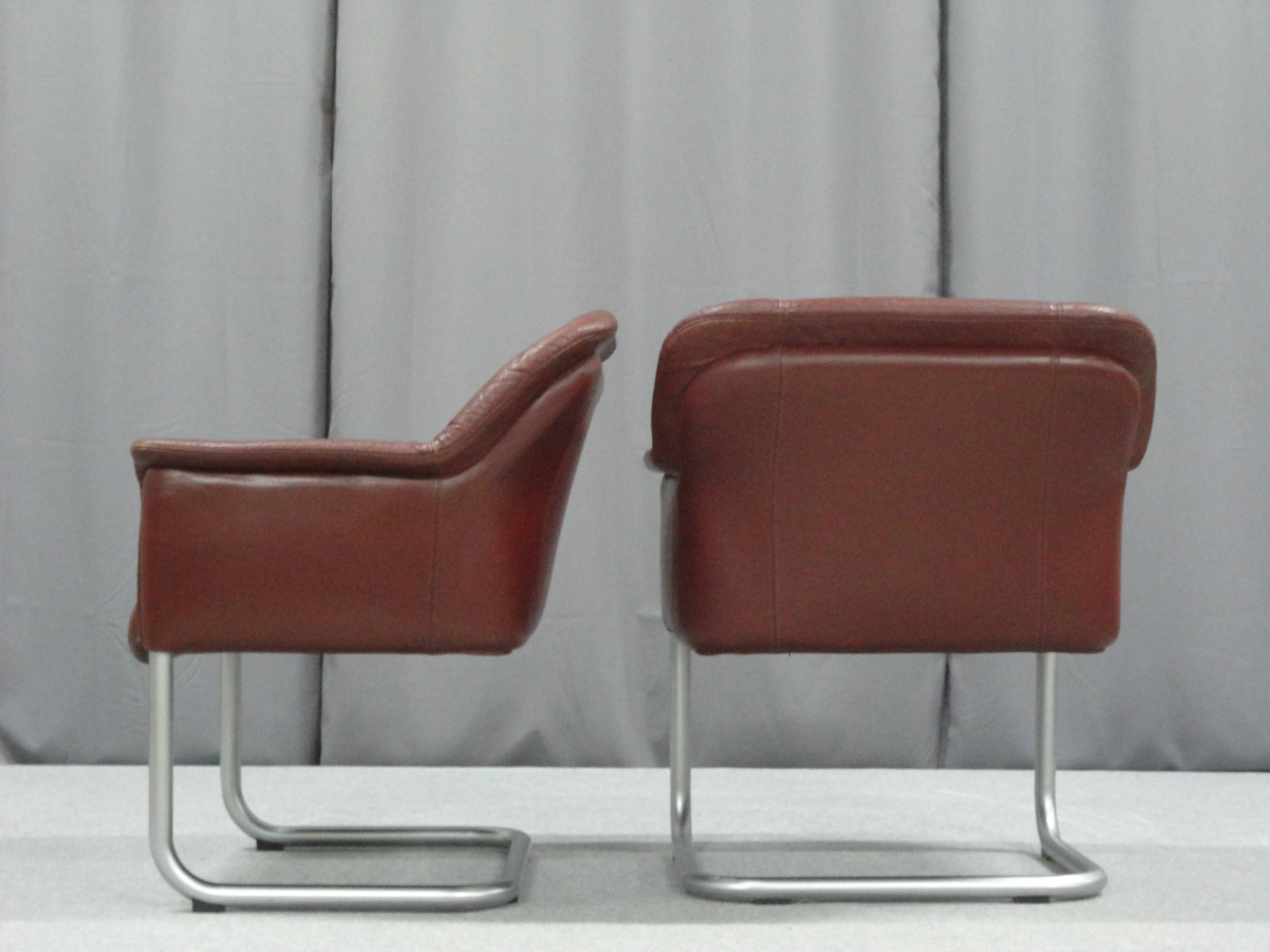 Pair of scandinavian armchairs 1960s