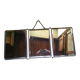 Antique 3-sided barber's mirror