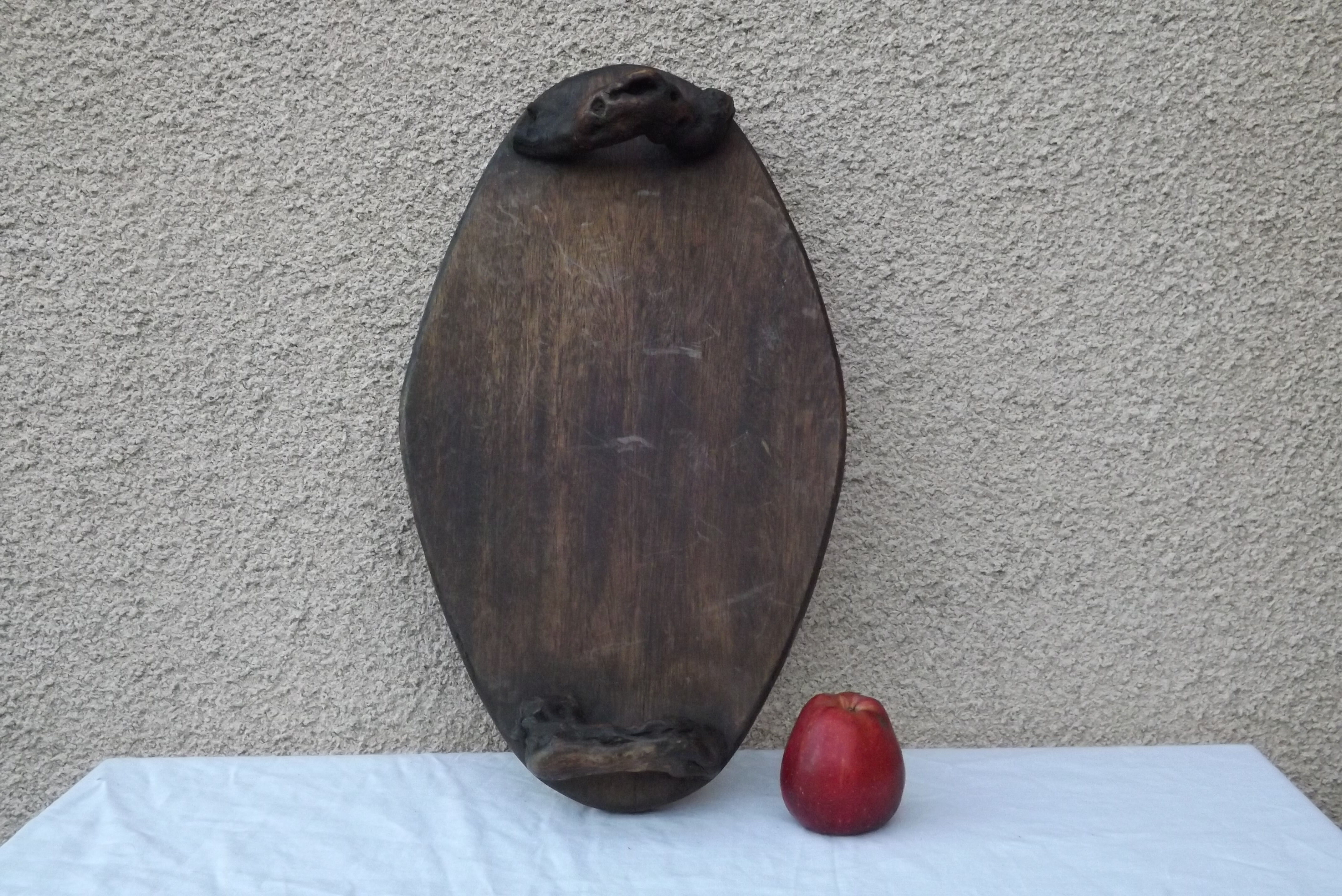 Old vine handles wooden tray