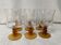 Set of 6 vintage wine glasses