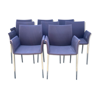 Lot 8 armchairs Lea edited by Zanotta