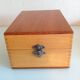 Varnished/vintage wood plug box 60s-70s