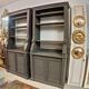 Pair of black China buffets