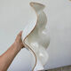Suspension en verre blanche vintage forme fleur