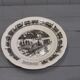 Set of 6 humorous plates on the Train Delarue-nouvellière Gien