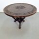 Vintage African Handmade Wooden Folding Table, 1960s