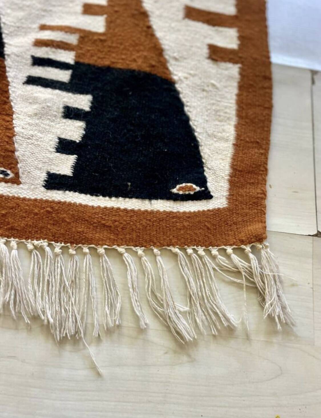 Handmade Peruvian wool rug