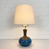 Scandinavian ceramic table lamp, Nils Kähler for HAK, Denmark, 1960s