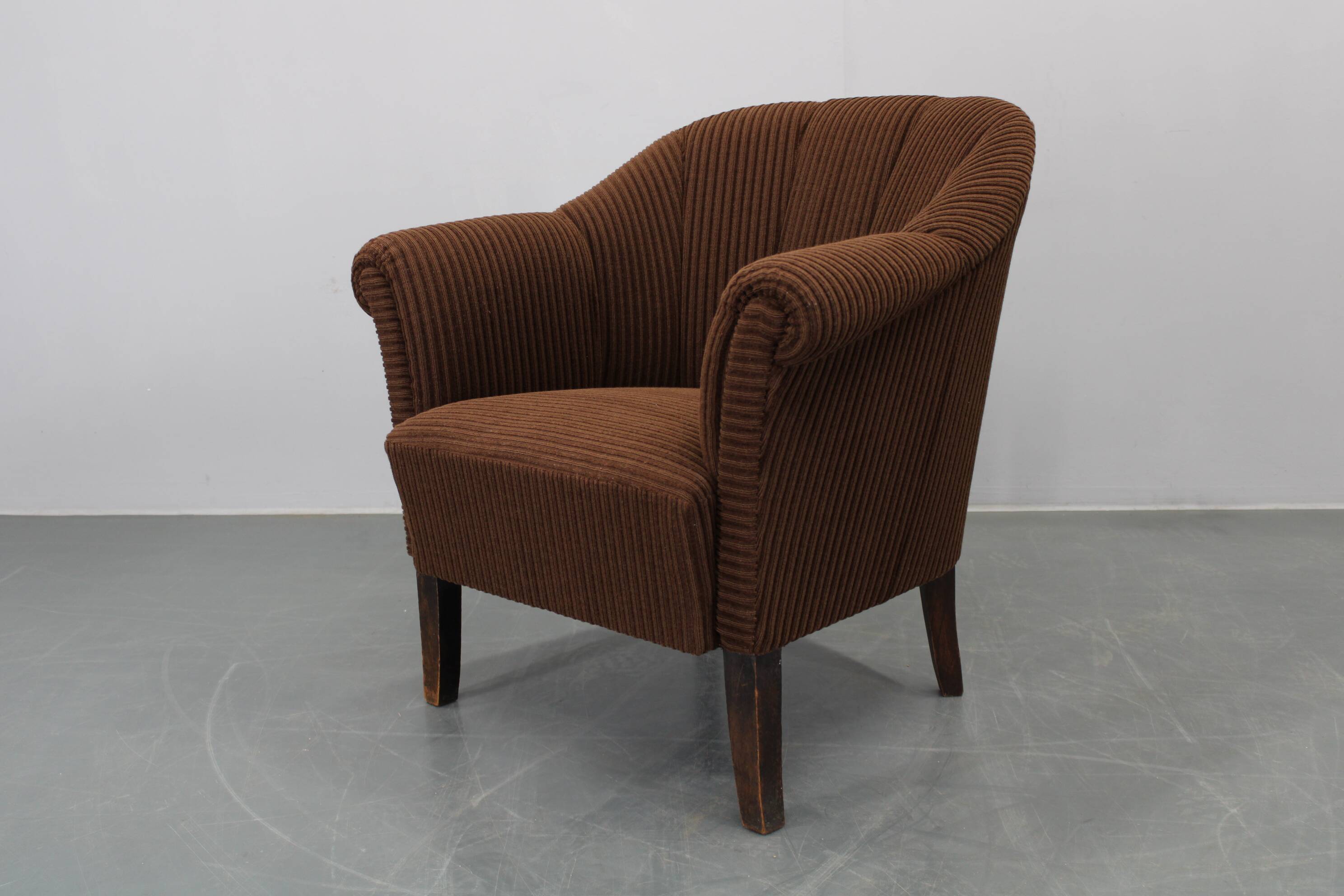 1940s Club Armchair, Czechoslovakia