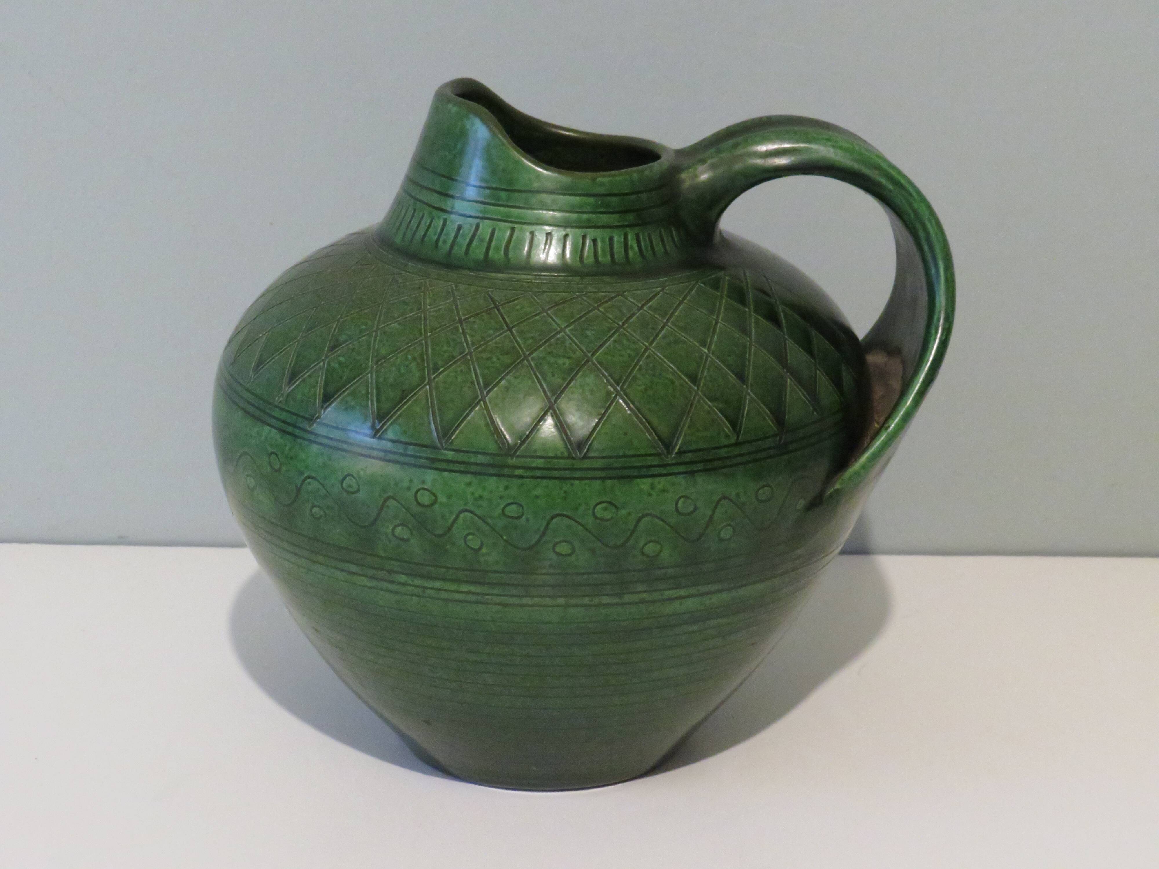 Pitcher, Rothenbury ceramic, 1960