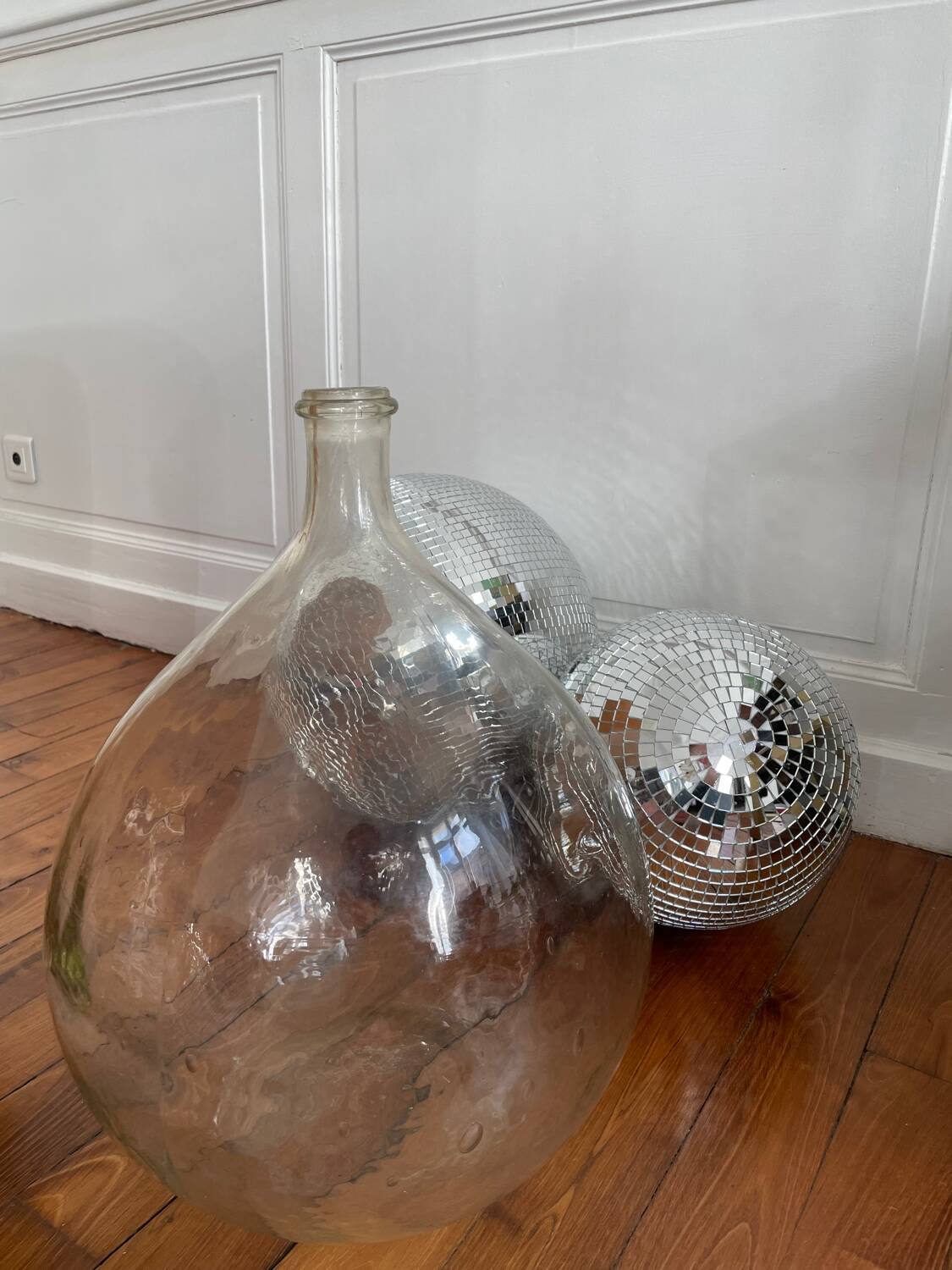 XXL transparent demijohn 31L