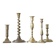 Vintage Brass Candlesticks, 1960s, Set of 5