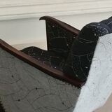 1/2 very beautiful original chairs from the 1950s wings of bald mice