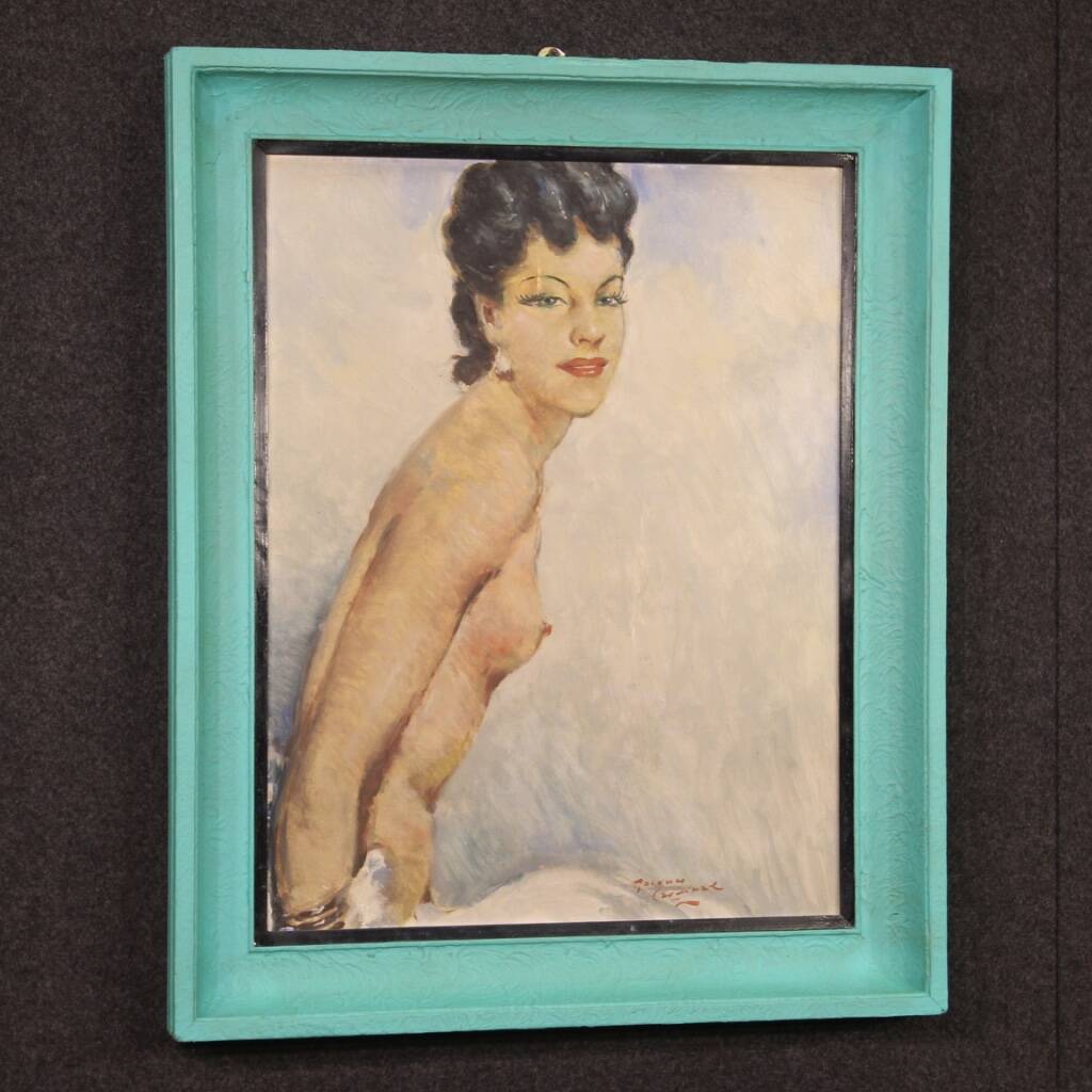 French woman nude painting